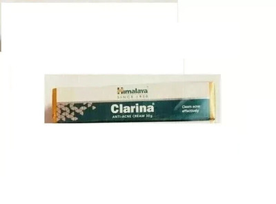 Himalaya Clarina Anti-Acne Cream for Pimples & Scar Care 30g Pack Each Tube Pack
