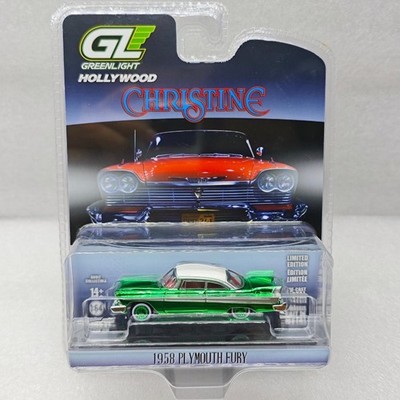 Greenlight 1:64 1958 Plymouth Fury Christine Chase Chrome Green