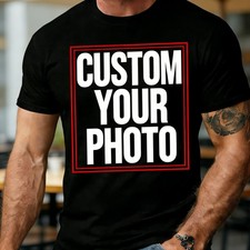 Custom T Shirts, Personalized T-shirt, Personalized Logo, Image, Photos, S 3XL