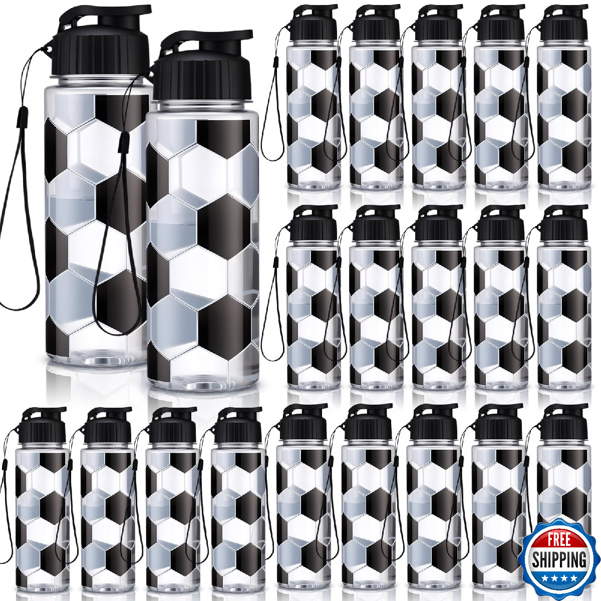 Bulk 17 Oz Reusable Plastic Biking Water Bo