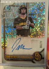 2022 Bowman Draft - Chrome Draft Pick Autographs Jakob Marsee #CDA-JME...
