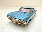 Vintage Corgi Metallic Blue BUICK RIVIERA Car with Red Interior