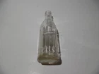 Vintage Coca Cola Clear Glass Soda Bottle 7oz Straight Pine City Minnesota