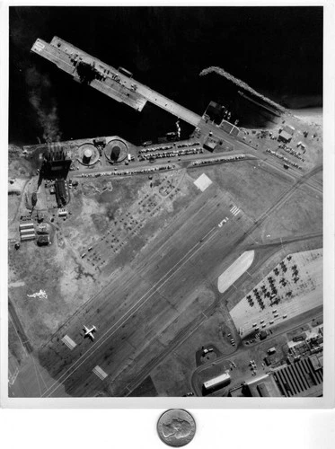 Korean War Post WW2 WWII US Navy Military Press Photo Quonset Point RI Station