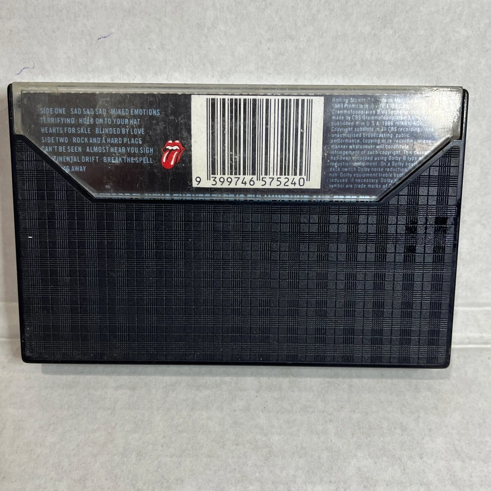 Rolling Stones Steel Wheels 1989 Cassette Tape - Image 2 of 3