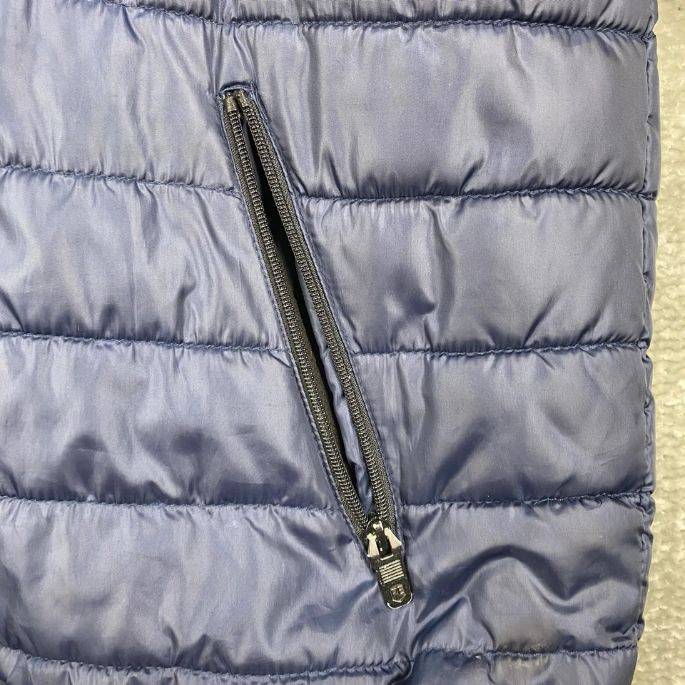 Perry Ellis Puffer Jacket Mens Large Colorblock Hooded Polyester - Image 4 of 4