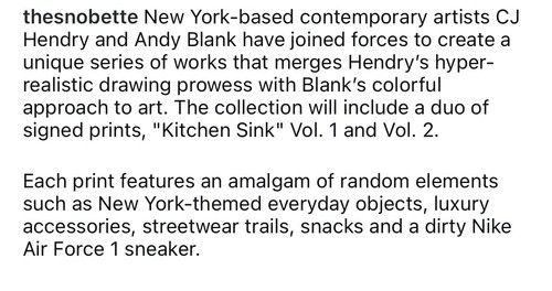 CJ Hendry X Andy Blank: “Kitchen Sink” Collab Prints - Picture 12 of 12