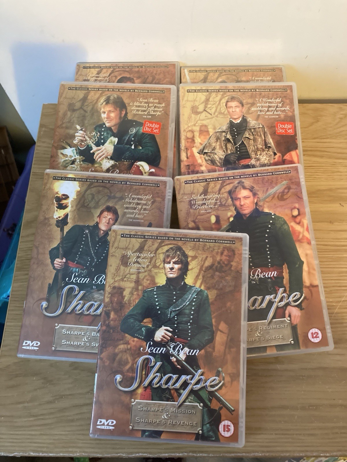 Sharpe bundle collection x7 DVDs Sean Bean