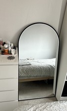Apartment Archer Leaner Mirror Black Frame 75x145cm Good Condition Used