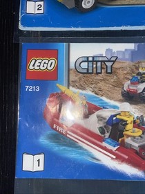 Instruction manual only for Lego city Fire truck 7213