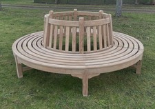 Stunning Barlow Tyrie Heavy Teak Glenham Circular Garden Tree Seat