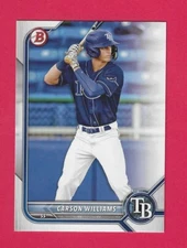 50 card lot of 2022 Bowman Draft #14 Carson Williams - Rays - 10 lots available