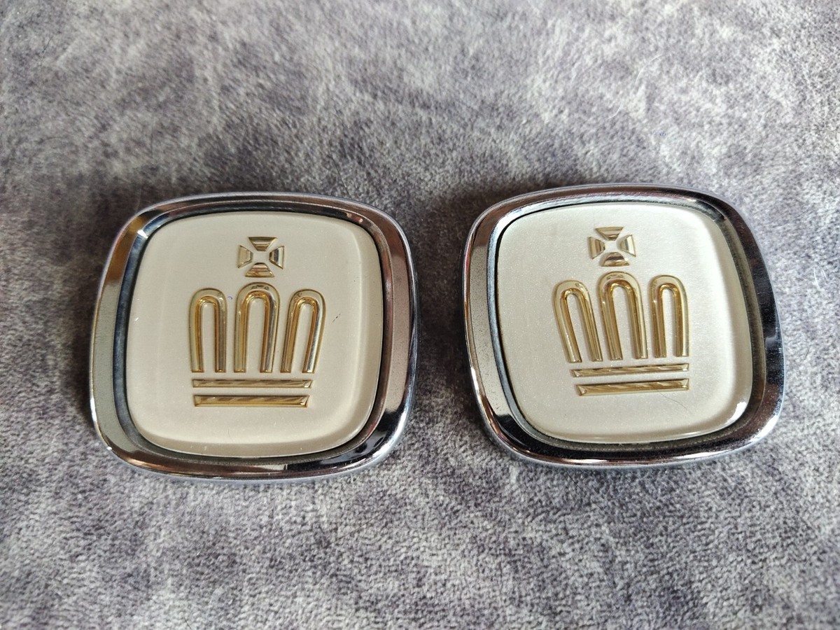 JDM TOYOTA CROWN SIDE ROOF PILLAR EMBLEM CROWN LOGO BADGE