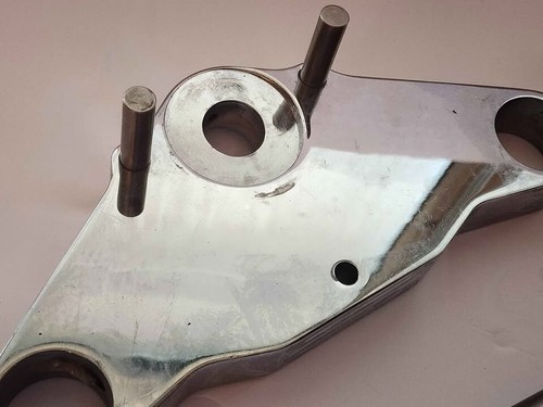 Harley Davidson Top Bottom Fork Triple Tree & Steering Stem - Picture 6 of 11