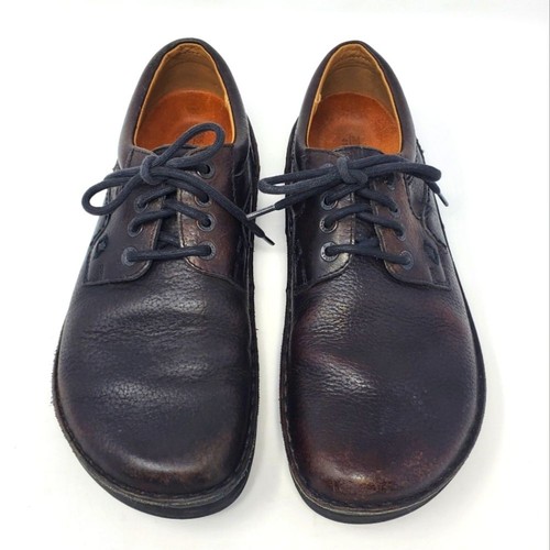 BIRKENSTOCK BROWN LEATHER LACE UP OXFORD SHOES UNISEX MEN 8 WOMEN 10 GERMANY