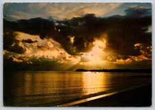 Postcard France Seaside Twilight c1974  3G