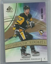 20-21 sp game used authentic rookie #171 anthony angello 98/299