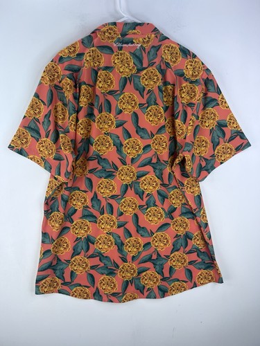 William Murray Button Front Shirt Mums Tropical Men's XXL Golf Short Sleeve NWT - Picture 9 of 13