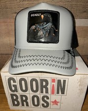 Goorin Bros Leather STINGER TRUCKER HAT DEADLY