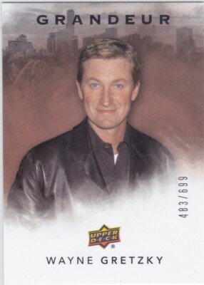 2021 UD GRANDEUR..WAYNE GRETZKY..COPPER../699..# G-1..OILERS..FREE COMBINED SHIP