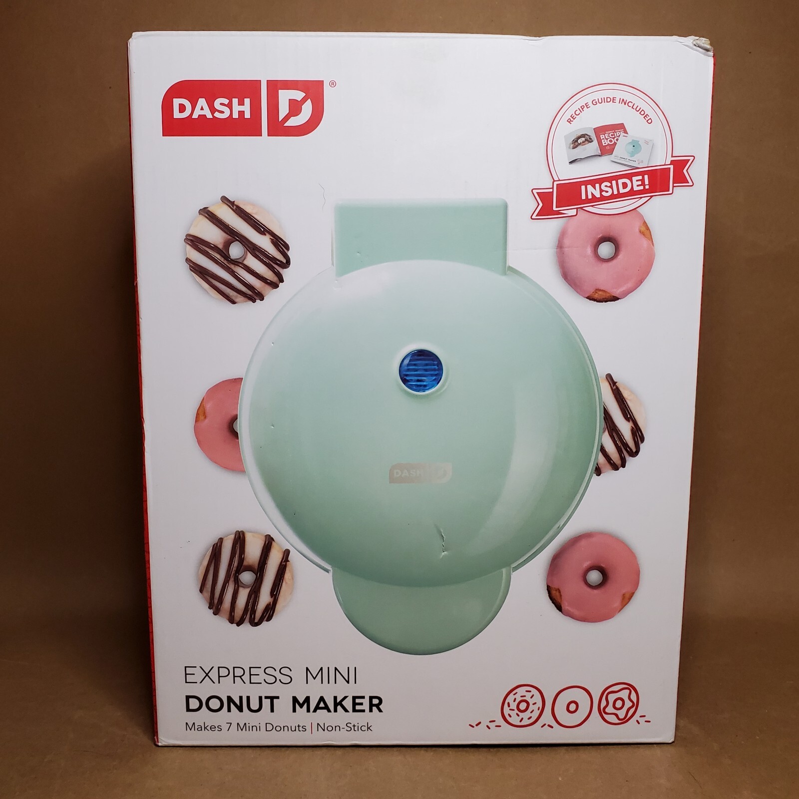 New DASH Express MINI DONUT MAKER NonStick Donut Making Machine MIB eBay