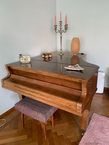BIJNA GRATIS Antieke 3/4 Irmler Vleugelpiano | Grand Piano | Konzertflügel - Photo 4/8