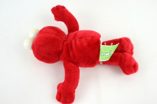 Vintage RARE Sesame Street Elmo GUND Plush 5" Full Body Finger Puppet Muppet - Picture 2 of 5