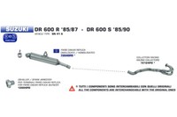 Arrow PD Replika DR600R '85- Edelstahl FüR DR600 SN41A