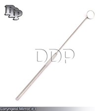 100 Pieces Laryngeal Mirror  1, Dental ENT Surgical Instruments