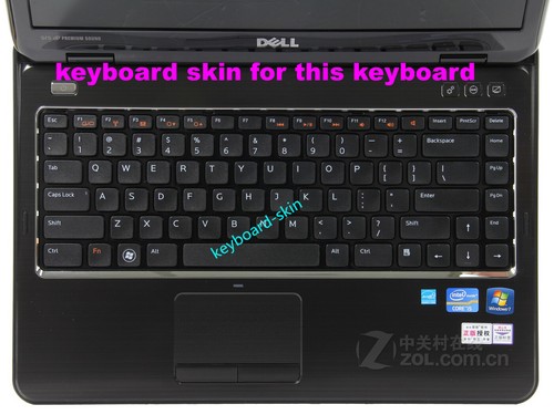 Keyboard Skin Cover for Dell Vostro 1440 V13 V131 2420 2421 3300 3350 3400 3450 - Picture 6 of 8