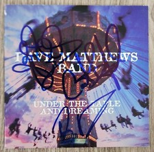Carter Beauford Boyd Tinsley J Coffin Signed Dave Matthews Band CD Booklet RAD
