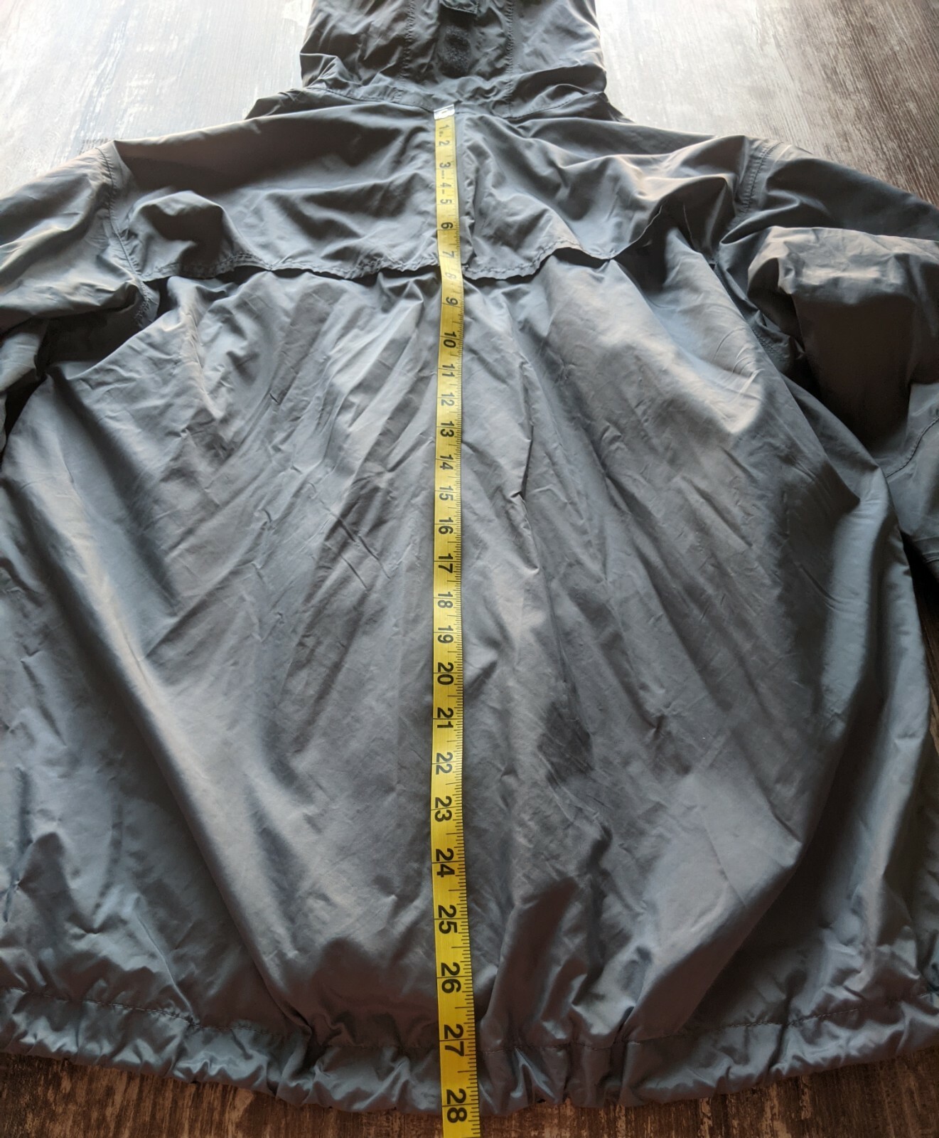 Cabela's Packable mesh lined Gray windbreaker hoo… - image 13