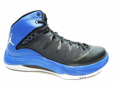 JORDAN PRIME FLY BLACK UNIVERSITY BLUE MEN SHOES SIZE 9