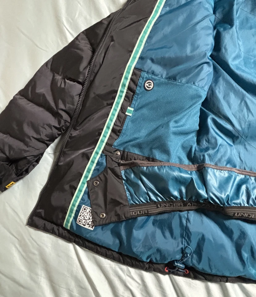 Under Armour MTN Plumón Relleno Chaqueta de Esquí Con Capucha Cremallera Completa Invierno Para Mujer Mediana Foto 4 de 4