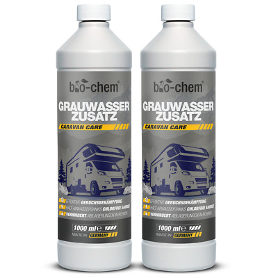 bio-chem Grauwasserzusatz 2x1L   Tankreiniger für Grau-, Schmutz-& Abwassertank