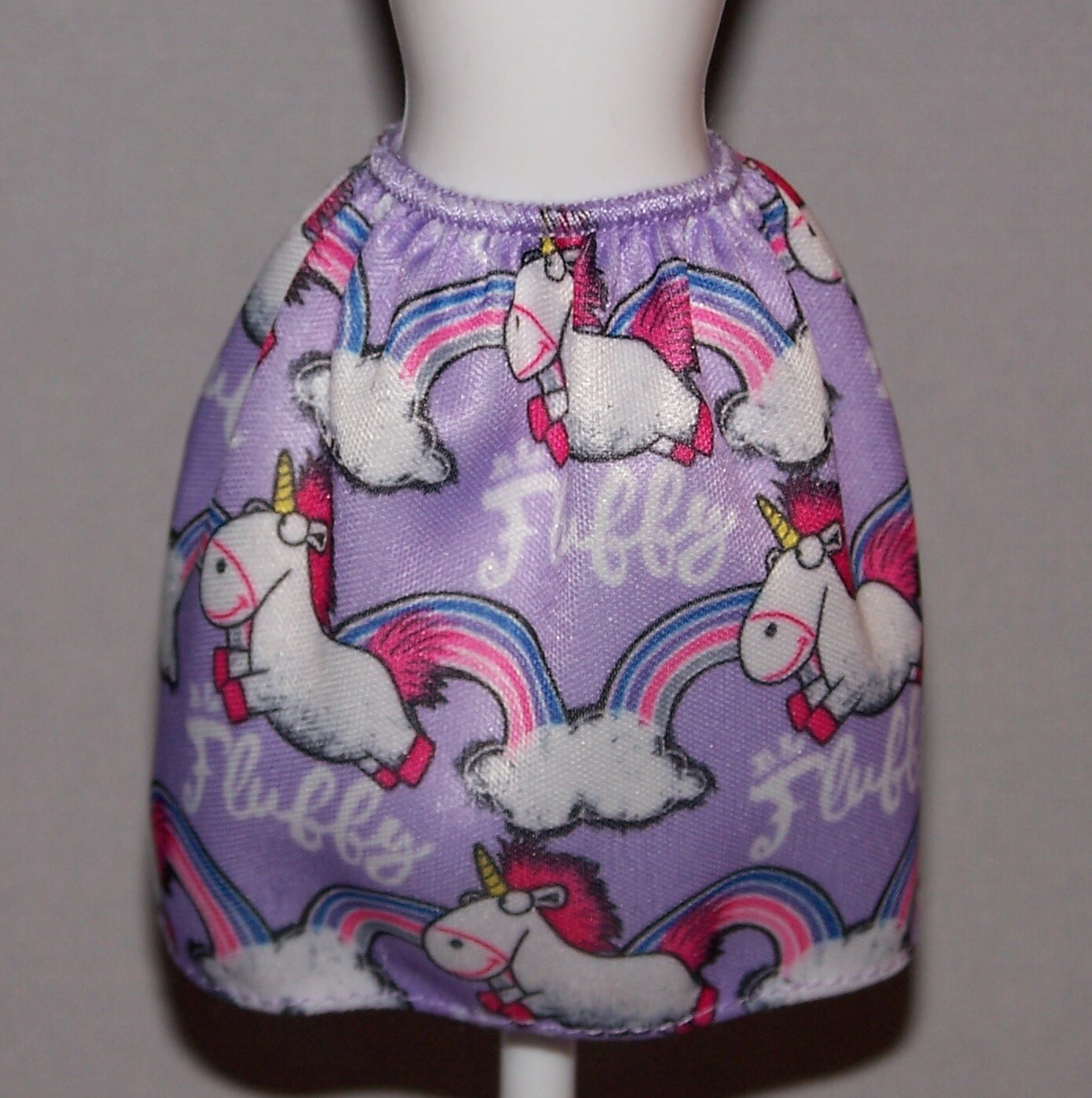 Barbie Doll Clothes Fashionista Unicorn Print Skirt