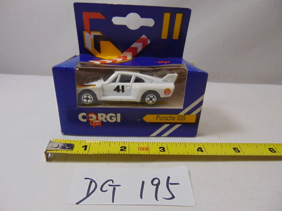 Coche diecast vintage Corgi Toys NOS IOB 1984 J85 Porsche 935 Philippe Salvet 41 Foto 2 de 4