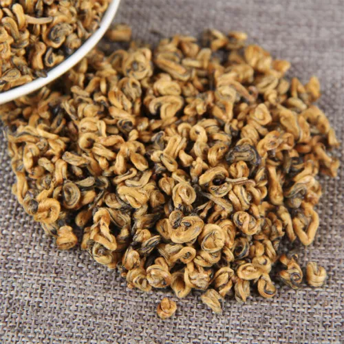 Fengqing Dian Hong Yunnan Golden Dianhong Black Tea Huang Jin Luo Loose Leaf - Picture 3 of 6