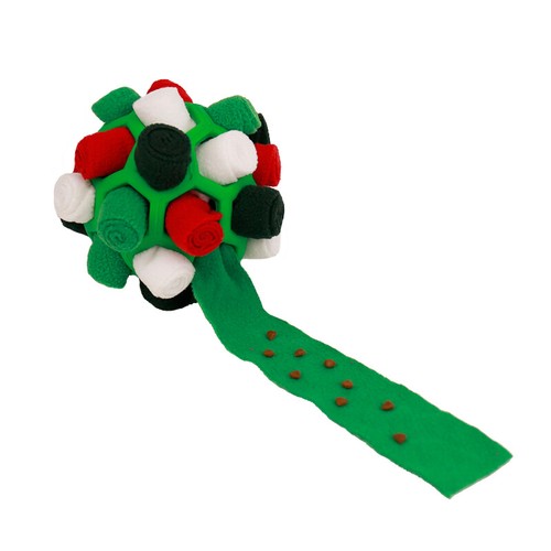 Pet Snuffle Toy Sniffing Treat Puzzle Feeder Toy Dog Foraging Nose Training Ball - Picture 36 of 38