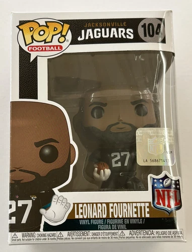 Funko NFL Pop Vinyl - LEONARD FOURNETTE Jacksonville Jaguars #104 (2018 Release)