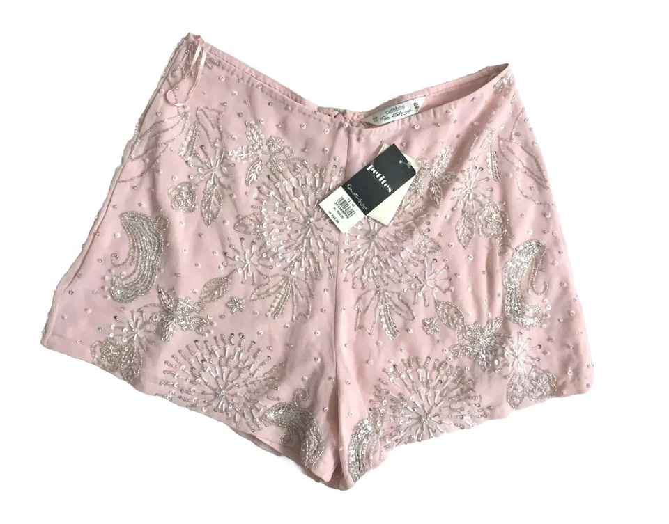 Miss Selfridge Size 12 Petite Shorts PetitesPink Short Shorts RRP £45 - Image 2 of 4