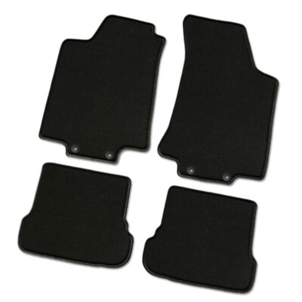 Auto-FußMatten Supreme Schwarz FüR BMW 5Er E60 2003 - 2010 Autoteppiche-image