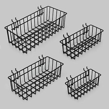 Heavy Duty Pegboard Baskets of 1/4 Inch,1/4 Inch Pegboard Accessories,Pegboard B