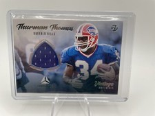 Thurman Thomas 2021 Panini Luminance Vintage Materials Patch!