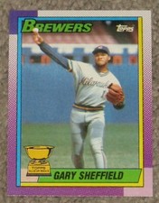 1990 Topps - MILWAUKEE BREWERS GARY SHEFFIELD - NR-MINT - FREE SHIPPING 