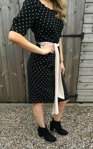 jacques vert polka dot dress