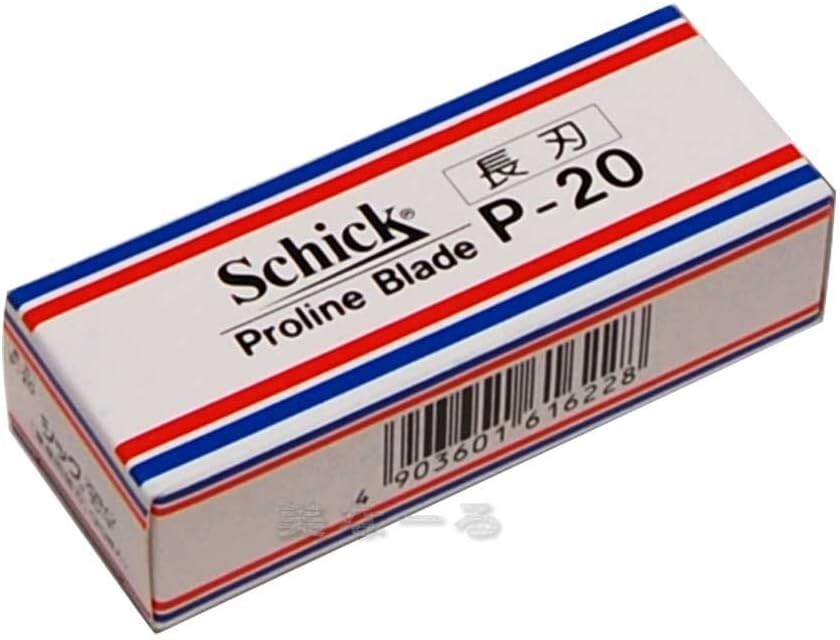 Schick Proline Blade P-20 20枚入 シック 長刃 P-20(20枚入)の卸・通販 | ビューティガレージ