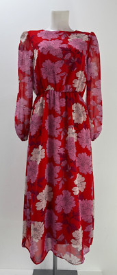 Ladies Ex Wallis  Floral Print  Midi Dress Size 8-18