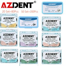 AZDENT Dental Orthodontic Buccal Tubes 1st 2nd Molar Roth MBT 022 Bondable Tube