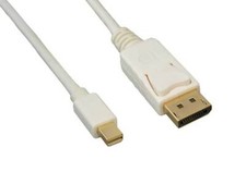 10ft Mini DisplayPort to DisplayPort Cable with Secure Latch, 4K 30Hz, 32AWG...